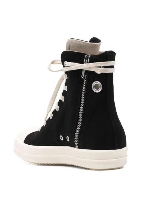 Black high-top sneakers Rick Owens Drkshdw - men RICK OWENS DRKSHDW | DU01E3800DOES1911